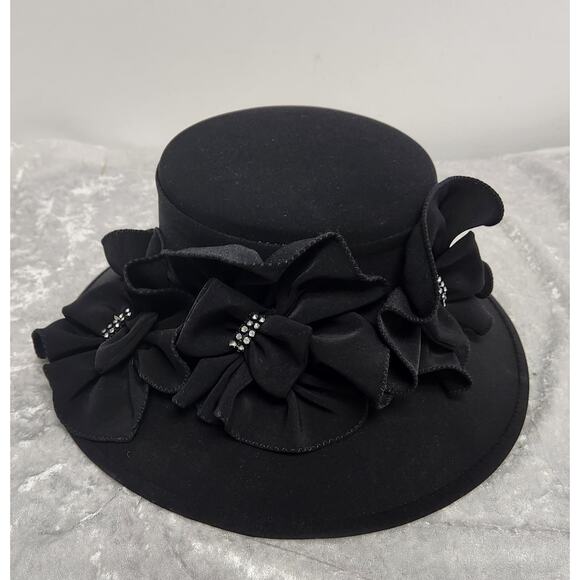 Perche Couture Black Womens Hat